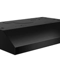 36 Inch Under Cabinet Range Hood With Light, Black Finish, Exhaust Fan For Kitchen Ventilation, Captur System Delivers Up To 300 CFM