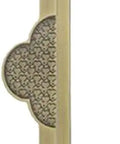 Side view of Tough As Nails Aluminum Sliding Glass Door Handle Set Double Sided Push Pull Handles for Interior and Exterior Use 16 to 48 Inch