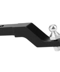 Aluminum Trailer Tow Drop Hitch Receiver for 1 by 10 RC Crawlers CNC Precision Alloy Build, featuring multi height adjustments.