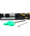 Heavy Duty 1 Inch Shank Indexable End Mill For Rugged Milling, 1 Inch Cutting Diameter, 4-1/4 Inch Overall Length, TiN Coated Inserts