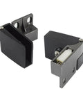 Self Closing Glass Door Hinge For 3 To 5 Mm Frameless Panels No Drill Installation Clamp Zinc Alloy Automatic Closing Hardware