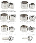 Manual Knockout Hole Punch Driver Kit 1/2 To 2 Inch Conduit Cutter Set with chromed punch dies and draw studs