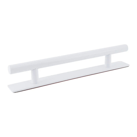 Two Pack Stick On Cabinet Handles Seven Point Eight Inch White No Drill Installation With Ultra Strong Adhesive Tape