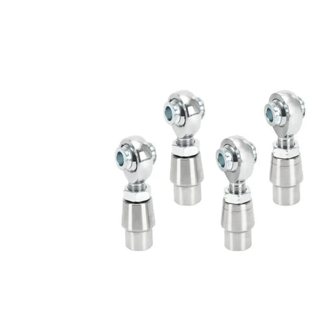 Straight Up Heavy Duty Steering Rod End Kit featuring dope five eighths inch chromoly heim joints, set of four.