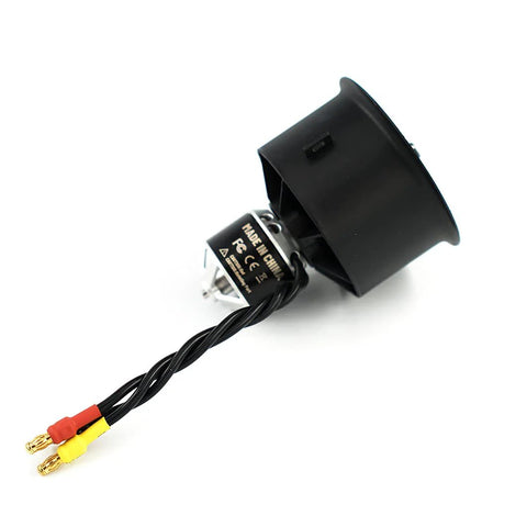Beefy 50mm EDF Ducted Fan With 12 Blades And 4S Brushless Outrunner KV4600 Motor For Jet RC Aircraft CNC Laser Spinner
