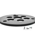 Premium Router Sub Base With Five Point Seven Five Inches And One And One Eighth Inch Opening built from black acrylic for sturdy jig setup.