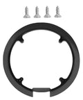 Sprocket Guard Chain Cover for Bicycle Lightweight Crank Ring with Four Screws, Black, Easy Install for Mountain and Road Bikes
