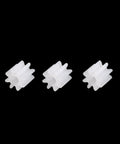 Set Of 50 Plastic Gears 8 Teeth Model 082A Reduction Gear Worm Gears For RC Car And Robot Motors displayed in detail