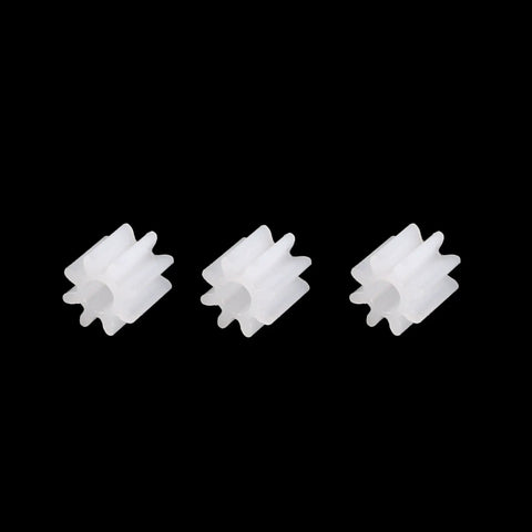 Set Of 50 Plastic Gears 8 Teeth Model 082A Reduction Gear Worm Gears For RC Car And Robot Motors displayed in detail