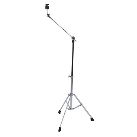 Heavy Duty Adjustable Drum Cymbal Stand With Foldable Iron Base For Gig Ready Setup Rock Solid Grip for live performances, 47.2 inches tall.