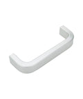 10 Piece Modern Silver Square Arch Cabinet Pull Handles Set In Aluminium Alloy Wire Finish 2.5 Inch Hole Center 64mm Drawer Handles