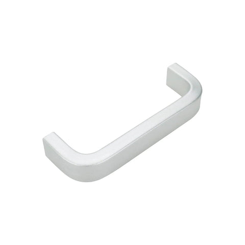 10 Piece Modern Silver Square Arch Cabinet Pull Handles Set In Aluminium Alloy Wire Finish 2.5 Inch Hole Center 64mm Drawer Handles