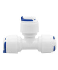 Push To Connect Quick Connect Fitting No Tools Needed For Three Eighths Inch Tube OD Water Filtration RO System Leak Proof Connection