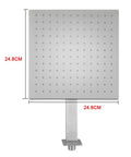 Rainfall Shower System Bundle With 10 Inch Concealed Wall Mount Head And Handheld Luxury Stainless Steel Mixer Faucet Set Brass Valve Easy Install Top Notch Spa Quality Shower Experience At Home, stainless steel square rain shower head dimensions