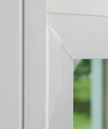 Transparent Weather Sealing Tape 1.5 in x 30 ft (Crystal Clear) Removable Insulation Tape on interior window frame.