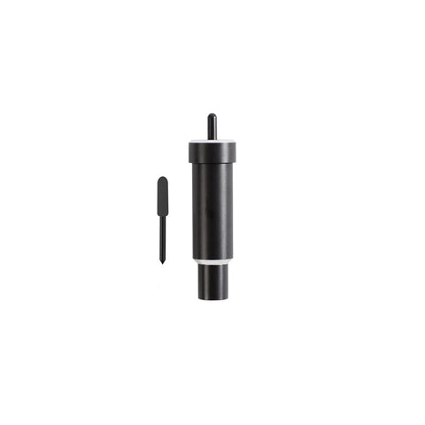 Deep Point Blade and Housing for Craft Cutting Machines With Deep Cut Capability, German steel blade shown in black