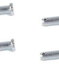 Throttle Rod Clevis Pin Kit For Go Kart Gas And Brake Pedal Linkage With Large Pins Includes 4 Zinc Coated Clevis Pins And 4 Reusable Cotter Pins For Easy Rod Attachment To Pedals