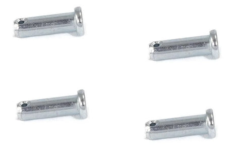 Throttle Rod Clevis Pin Kit For Go Kart Gas And Brake Pedal Linkage With Large Pins Includes 4 Zinc Coated Clevis Pins And 4 Reusable Cotter Pins For Easy Rod Attachment To Pedals