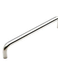 Brushed Metal Kitchen Cabinet Pulls and Drawer Handles Set 90mm Center to Center Sleek Bow Bar Door Knobs for Cupboards and Dressers