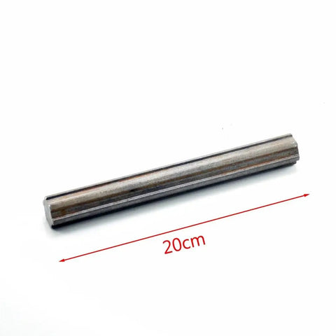 Beefed Up 6 Tooth 25mm Transmission Gear Shaft With Mechanical Spline For Atv Quad Go Kart Build Built Tough Heat Treated Steel Trail Ready Precision Match No Sweat Install, 20cm long drive shaft.