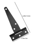 8 Pack Heavy Duty T Strap Hinges For Garden Gates And Wooden Fences Zinc Alloy With Corrosion Resistant Finish Built To Last Stable T Shape Design