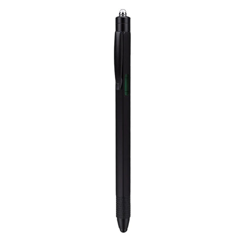 Black 10 In 1 Multitool Pen With Ruler And Bottle Opener, Metal Touchscreen Pen for Everyday Carry, EDC Gadget for Men Dad