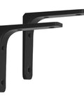 Heavy Duty White Steel L Brackets Rock Solid Corner Wall Shelf Mounts built tough for DIY shelving, showcasing a close-up view.