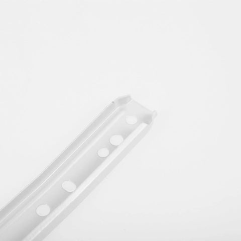 Heavy Duty Steel Drawer Slides Easy Installation Two Pairs With Smooth Operation And Quiet Performance For Kitchen Cabinets And Drawer Furniture Sliding Tracks white steel slide with mounting holes