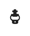 Gimbal Shock Absorber Rubber Replacement For Mini 2 SE Mavic Mini And Mini 4K Drones, black vibration dampening bracket