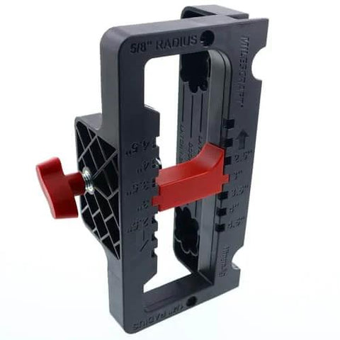 Self Clamping Door Hinge Jig With Pro Grade Adjustments And Latch Templates, Rout Mortises From 2.5 To 4.5 Inches visible
