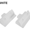 Adjustable Solar Panel Mounting Brackets For RV Caravan Boat Yacht Flat Roof With Durable ABS Weather Resistant Corner Holder Set To Secure Your Solar Energy And Get This Awesome Kit Done Right Today. white ABS corner brackets, set of 4