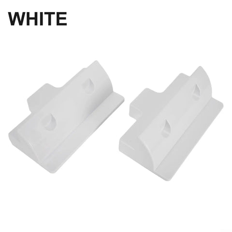 Adjustable Solar Panel Mounting Brackets For RV Caravan Boat Yacht Flat Roof With Durable ABS Weather Resistant Corner Holder Set To Secure Your Solar Energy And Get This Awesome Kit Done Right Today. white ABS corner brackets, set of 4