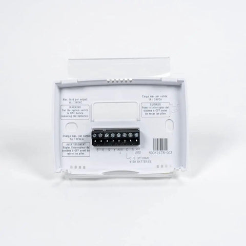 Back view of Programmable Heat Pump Thermostat With 5 Plus 2 Day Schedule, Backlit Digital Display, 2H/1C Heat And Cool Control