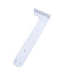Heavy Duty L-Shaped Steel Bracket for Floating Shelves and Wall Cabinets Hella Sturdy TV Stands White Finish Stud Mounted Q235 Steel
