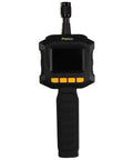 Front view of All In One Inspection Camera Kit With Color LCD Monitor, compact handheld borescope with buttons.