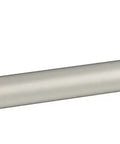 Sturdy 24 Inch Grab Bar With 300 Lb Load Capacity For Safer Bathrooms, Vibrant Brushed Nickel Finish, shown front view with mounting brackets.