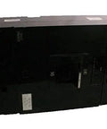 Straightup Heavy Duty Molded Case Circuit Breaker Rated At 300 Amp 3 Pole And 600 Volt Model Mal 36300 showing side view with toggle switch.