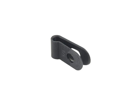 200 Pack One Eighth Inch Nylon Cable Clips R Type Assortment Kit Black Wire Clamps For Cable Management And DIY Wiring In Home Office Or Shop Projects