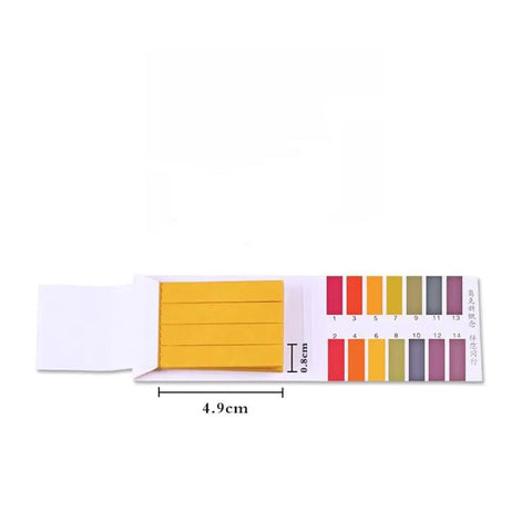 80 Strips Professional Litmus pH Paper For Water Soil Cosmetics And Solutions 1 To 14 pH Range Easy To Read Lab Consumables