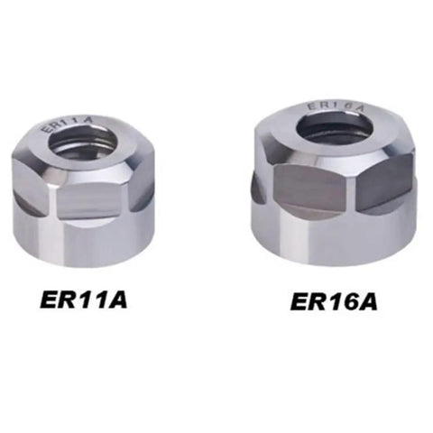 Badass Heavy Duty Collet Clamping Nut For Lathes And Cnc Gear ER11 to ER32 M40x1.5 Threads toughened steel collet nuts.