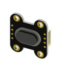 Kickass Vl53L1X Time Of Flight Laser Rangefinder Sensor Module, black PCB with gold connectors for precise scanning projects.