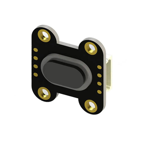Kickass Vl53L1X Time Of Flight Laser Rangefinder Sensor Module, black PCB with gold connectors for precise scanning projects.