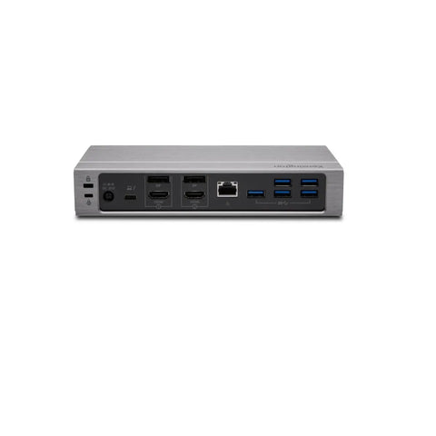 Heavy Duty Thunderbolt 3 And Usb C Docking Station with multiple ports for dual 4K video and 100W fast charge.