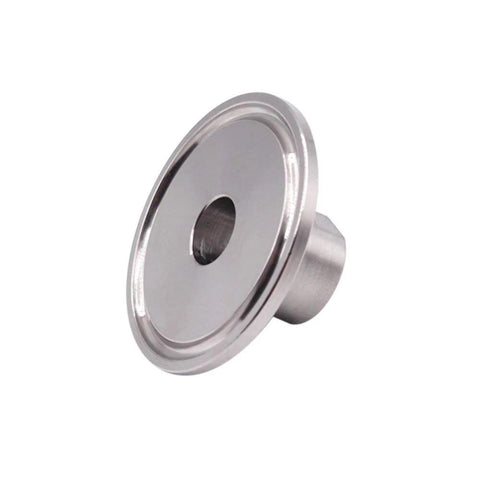 DERNORD stainless steel 1.5 in sanitary tri-clamp to 1/4 in NPT female adapter