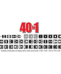 Beefy Outdoor 2-Gang Weatherproof In-Use Electrical Outlet Cover showing 40-in-1 multiple configurations for wet locations.