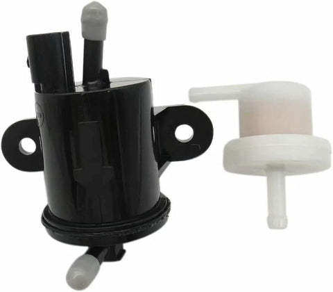 Fuel Pump With Filter For Ruckus And Metropolitan 50cc Scooters 2002 To 2016 Replacement Assembly Direct Fit Easy Install With Quality Tested Components 16710 Get 013, showing front view with black and white components.