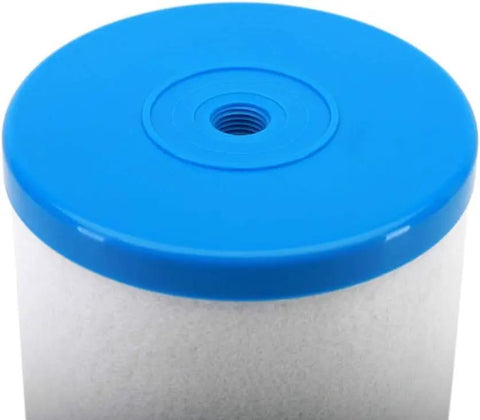 Top Notch 0.5 Micron Carbon Block Water Filter Replacement with Coconut Shell Activated Carbon, blue cap view
