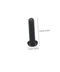 Kickass Miniature Screw Set Countersunk Flat Head Screws In Slick Storage Case For Glasses Repair, 1.4cm black screw