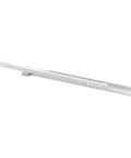 Self Closing 12 Inch Bottom Mount Drawer Slides Durable White Epoxy Finish Built Tough Stamped Steel Track for easy cabinet installation.