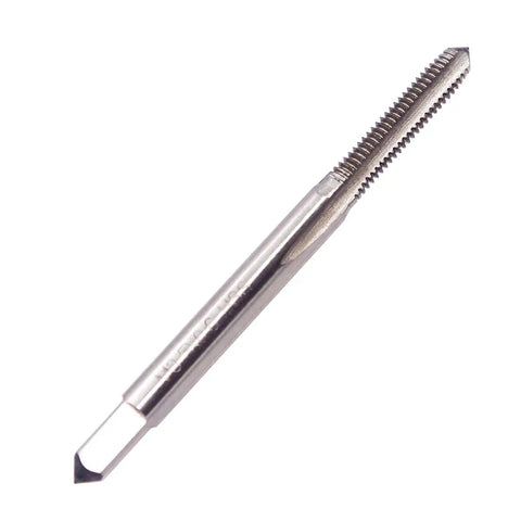 Close-up of a single drill bit from 10 Piece Micro Tap Drill Bit Set M1 To M3.5 Metric Thread Bits Kit HSS High Speed Steel